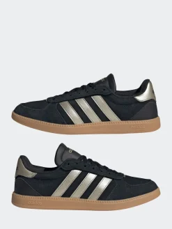adidas Black / Silver Breaknet Sleek Trainers Clearance