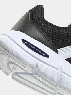 adidas Cloudfoam Flex Laces Trainers Black Sale