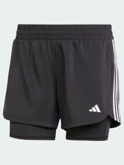 adidas Black Pacer 3-Stripes Training Woven Shorts Best