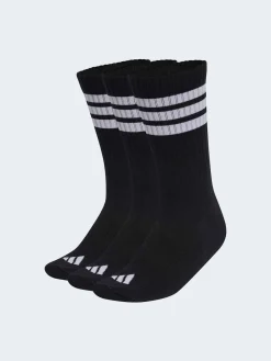 adidas Black Stonewash Crew Socks 3 Pack Online
