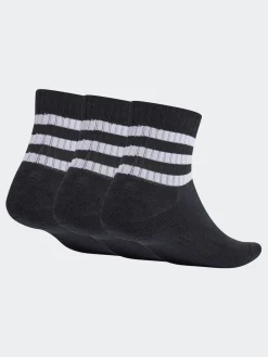 adidas 3-Stripes Cushioned Sportswear Low Cut Socks 3 Pack Black Sale