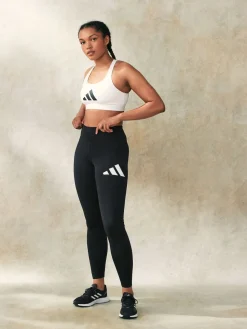 adidas Train Essential Full Length Big Logo Leggings Black Discount