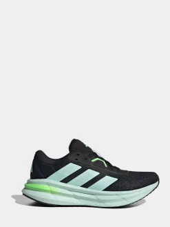adidas Black/Green Galaxy 7 Trainers