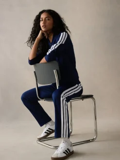 adidas Blue Essentials 3-Stripes Tracksuit Online