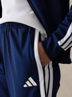 adidas Blue Essentials 3-Stripes Tracksuit Online