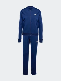 adidas Blue Essentials 3-Stripes Tracksuit Online