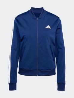 adidas Blue Essentials 3-Stripes Tracksuit Online