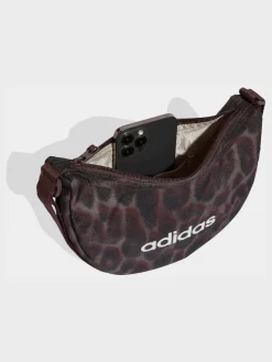 adidas Brown Linear Essentials Shoulder Bag Outlet