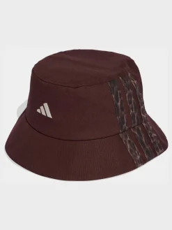 adidas Brown Sportswear Classic Graphic Bucket Hat