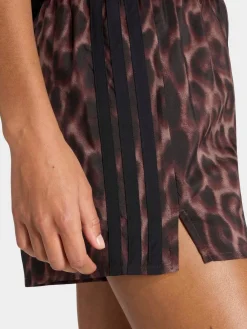 adidas Workout Essentials Leopard Woven Shorts Brown Online
