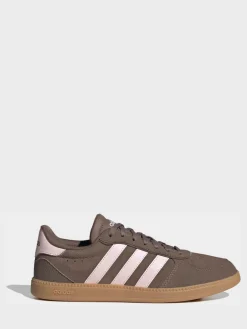 adidas Brown/Pink Breaknet Sleek Trainers Outlet