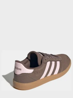 adidas Brown/Pink Breaknet Sleek Trainers Outlet