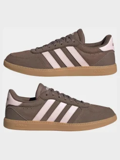 adidas Brown/Pink Breaknet Sleek Trainers Outlet