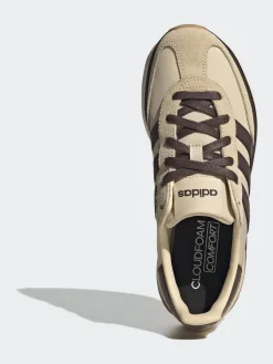 adidas Cream/Brown RUN 60s 4.0 Trainers Discount