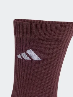 adidas Green Logo Crew Socks 6 Pack Outlet
