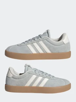adidas Grey VL Court 3.0 Trainers New