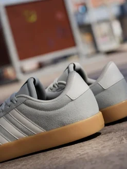 adidas Grey VL Court 3.0 Trainers New
