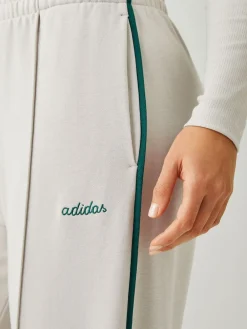 adidas Colourpop Wide Leg Trousers Grey/Green Best