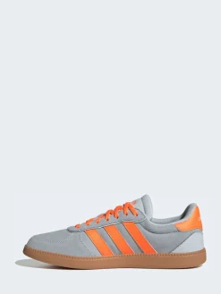 adidas Grey/Orange Breaknet Sleek Trainers Best
