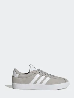adidas Grey/White VL Court 3.0 Trainers New