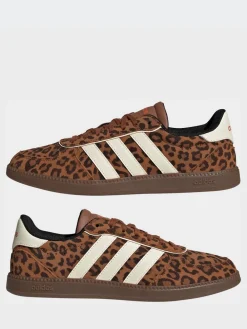 adidas Leopard Print/White Breaknet Sleek Trainers Discount