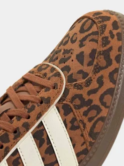 adidas Leopard Print/White Breaknet Sleek Trainers Discount