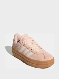 adidas Light Pink VL Court Bold Trainers Clearance