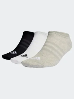adidas Thin And Light No-Show Socks 3 Pairs Multi Outlet