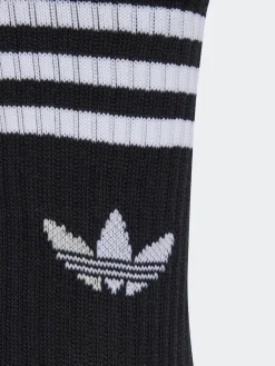 adidas originals 6 Pack Crew Socks 6 Pack Black Outlet