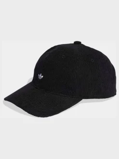 adidas originals Corduroy Baseball Cap Black Discount
