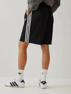adidas originals 3-Stripes Jaquard Shorts Black Discount
