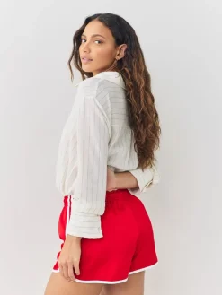 adidas originals Adicolour 3-Stripes Sprinter Shorts Red Online