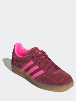 adidas originals Red/Pink Gazelle Indoor Trainers Outlet