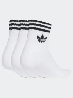 adidas originals Ankle Socks 3 Pack White Discount