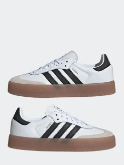 adidas originals White Sambae W Trainers Clearance