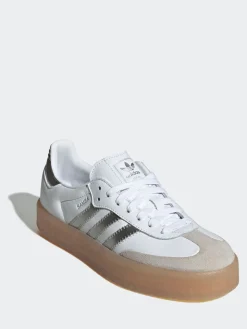 adidas originals White/Cream Sambae W Trainers Online