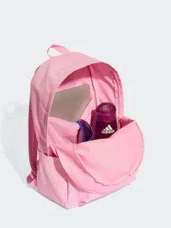 adidas Pink Classic 3 Bar Logo Backpack Sale