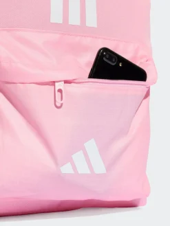 adidas Pink Classic 3 Bar Logo Backpack Sale