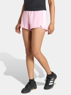 adidas Hyperglam 3-Stripes Woven Shorts Pink Clearance