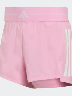 adidas Hyperglam 3-Stripes Woven Shorts Pink Clearance