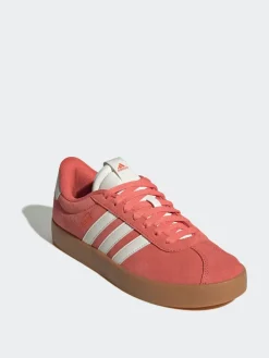 adidas Red Dark VL Court 3.0 Trainers Best