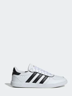 adidas White / Black Breaknet Sleek Trainers Discount