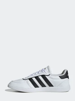 adidas White / Black Breaknet Sleek Trainers Discount