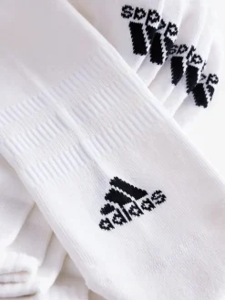 adidas Cushioned Low Cut Socks 3 Pack White Hot