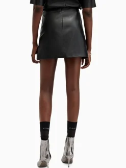 All Saints AllSaints Black Renai Skirt Online
