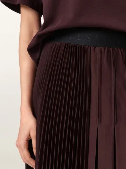 All Saints AllSaints Jax Skirt Red New