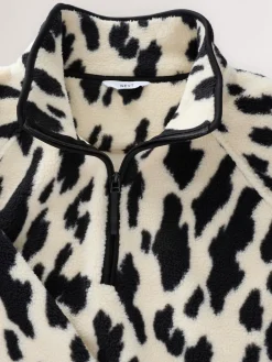 Next Active Printed Borg Jacket Animal Print Hot