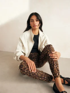 Next Jersey Joggers Animal Print Online