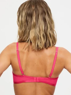 Ann Summers Pink Bound By Love Non Pad Balcony Bra Hot