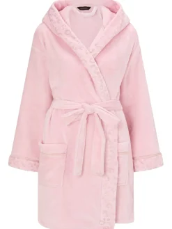 Ann Summers Signature Sparkle Fluffy Robe Pink Sale